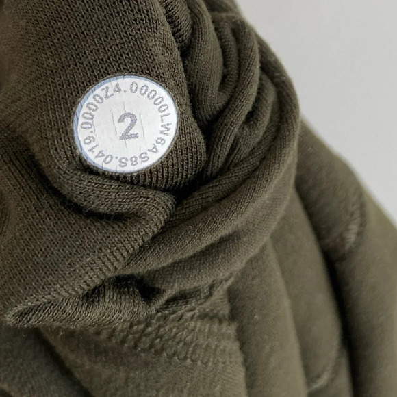 LULULEMON Align Crop *21" Dark Olive Size  2 - Picture 14 of 15